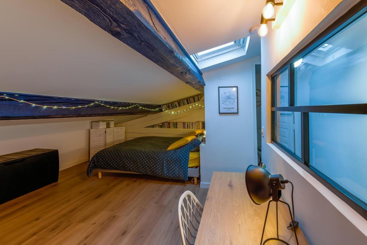 Romantique Duplex Au Pied De La Cite Carcassonne Dış mekan fotoğraf